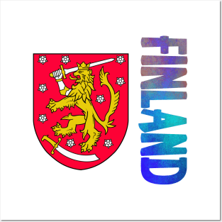 Finland Coat of Arms Design Posters and Art